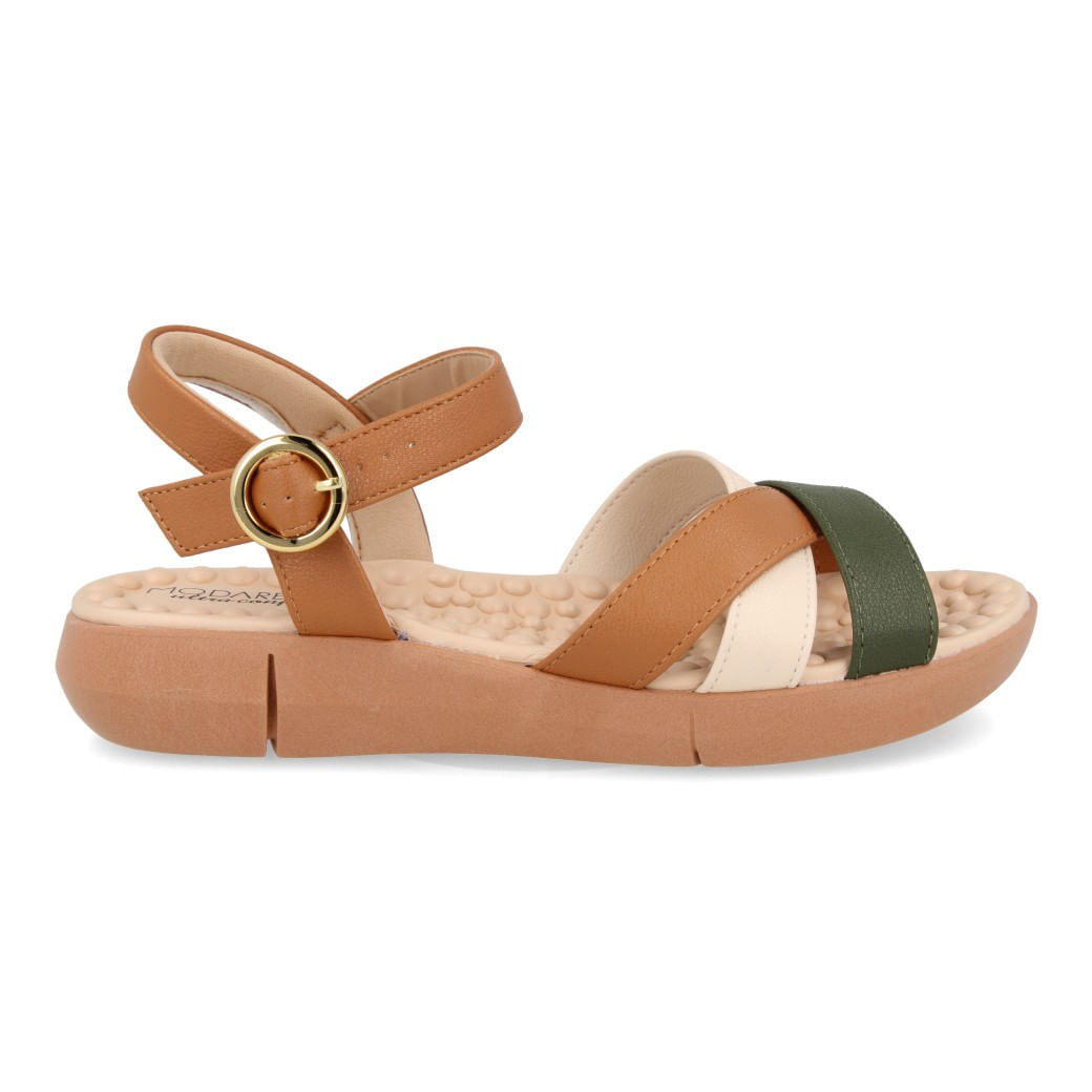 Modare Sandalia 7142-124-21736-104453 Creme-Camel-Olivia-Ouro Claro Napa Floather Nature_2__